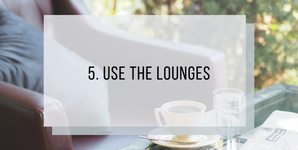 Use the Lounges at the iFX event